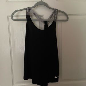 Nike black dry fit top size small